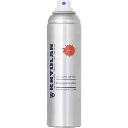 Kryolan D31 Vermilion spray colorat profesional 150ml, aplicat pe păr natural sau peruci pentru un efect vibrant temporar.
