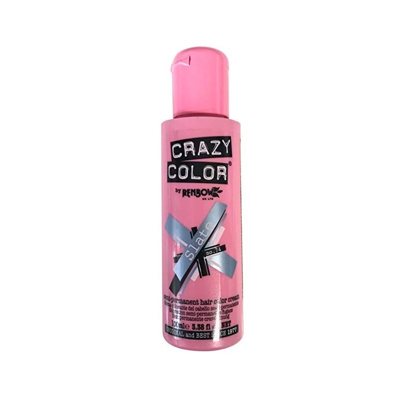 74 Slate CRAZY COLOR Demi - Vopsea Semi-Permanentă Păr - 100ml