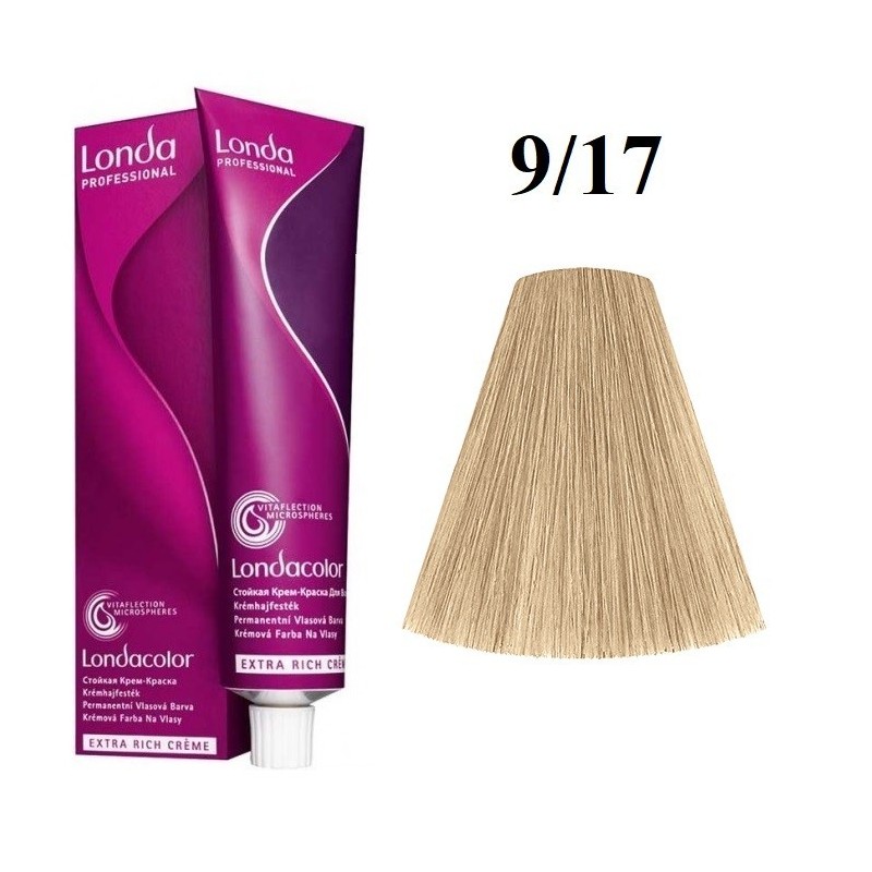 9/17 - blond luminos cenusiu maro - Londacolor | Londa Professional | Vopsea de par permanent - 60 ml
