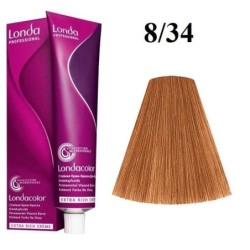 8/34 - blond deschis auriu aramiu - Londacolor | Londa Professional | Vopsea de par permanent - 60 ml