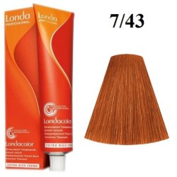 7/43 - blond mediu cupru auriu - Londa Professional | Londacolor - vopsea de par fara amoniac - 60 ml