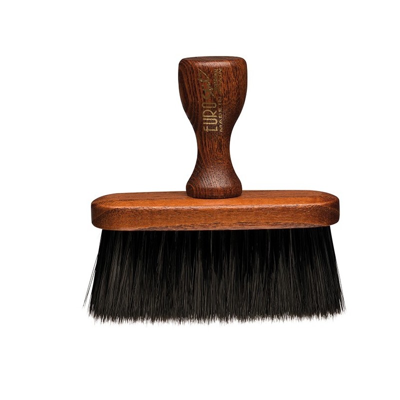 Eurostil | | barber line - pamatuf cu maner de lemn - 06070