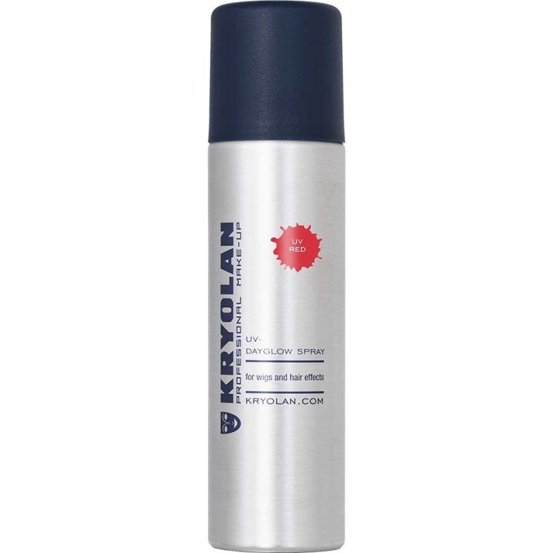 Kryolan professional - spray colorat - uv red