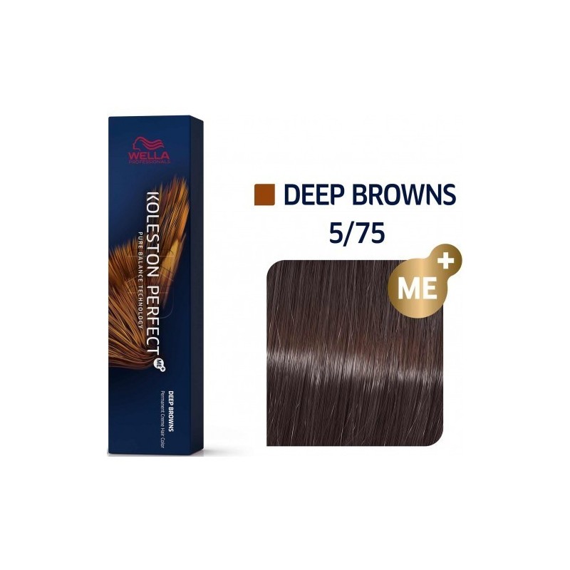 5/75 - castaniu deschis maro rosu - koleston perfect me+ vopsea crema de par permanent | Wella Professionals - Vopsea 60 ml