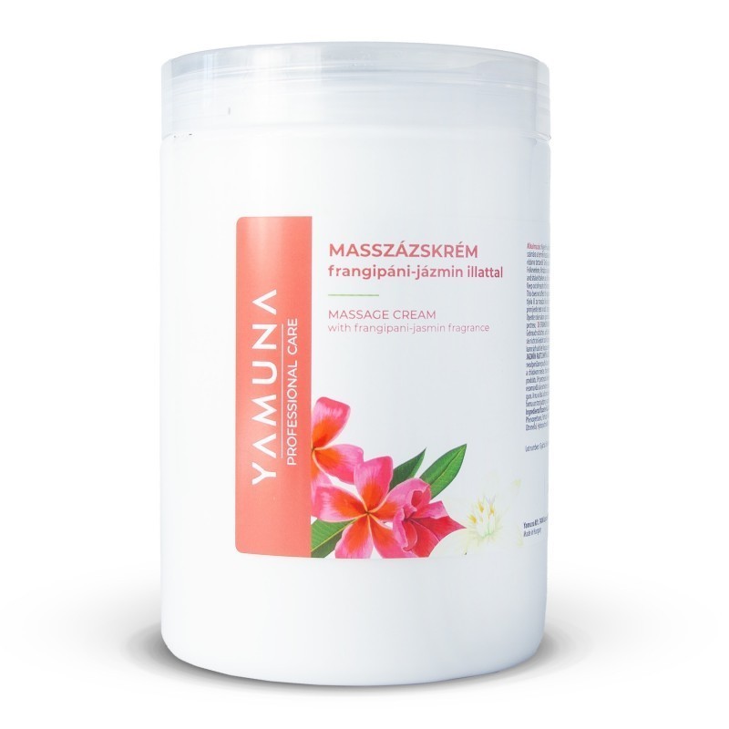 Frangipani - jasmine - crema de masaj | Yamuna professional - 1000ml