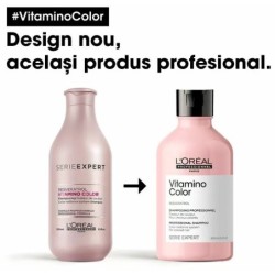 Sampon L'Oréal Professionnel Vitamino Color Resveratrol 300ml pentru păr vopsit. Protejează culoarea 8 săptămâni, oferă străluci
