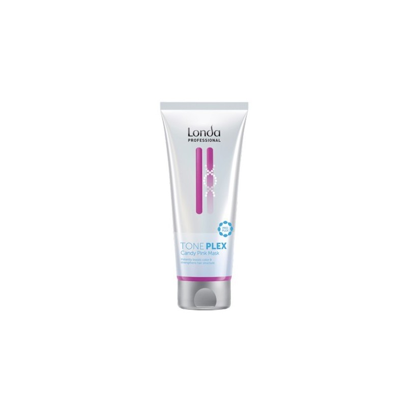 Londa TonePlex Candy Pink, mască nuantatoare roz 200ml, pentru păr blond deschis. Reface legăturile cu ProPlex, oferă nuanță vib