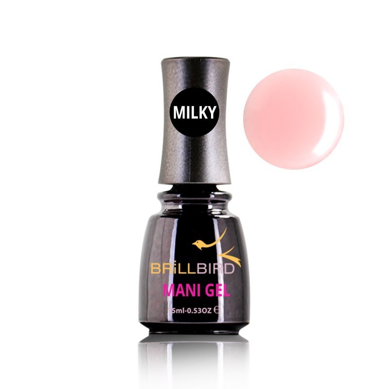 Mani Gel&Lac Cover "MILKY" - 15ml- BrillBird