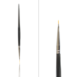 Pensula neagra decor cu vârf subtire | BrillBird