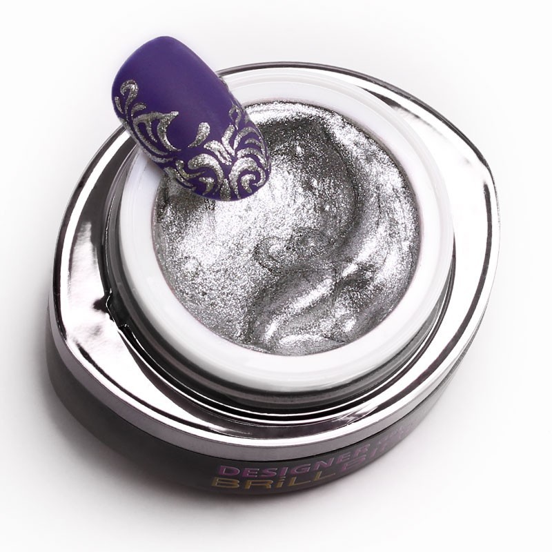Designer gel silver | 3ml | BrillBird