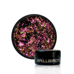 Chrome flakes | russian gold | BrillBird