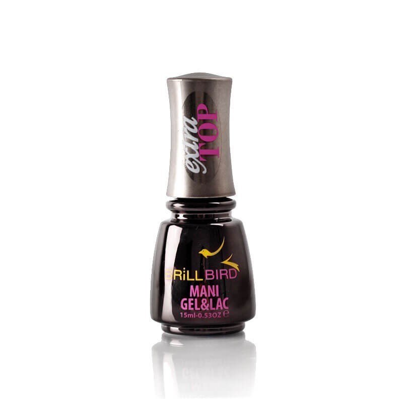Extra top gel | luciu universal | 15 ml | BrillBird