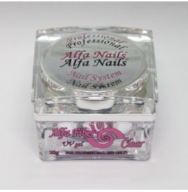 Alfa Fiber Uv Gel Clear - Gel de constructie transparent - 28gr.