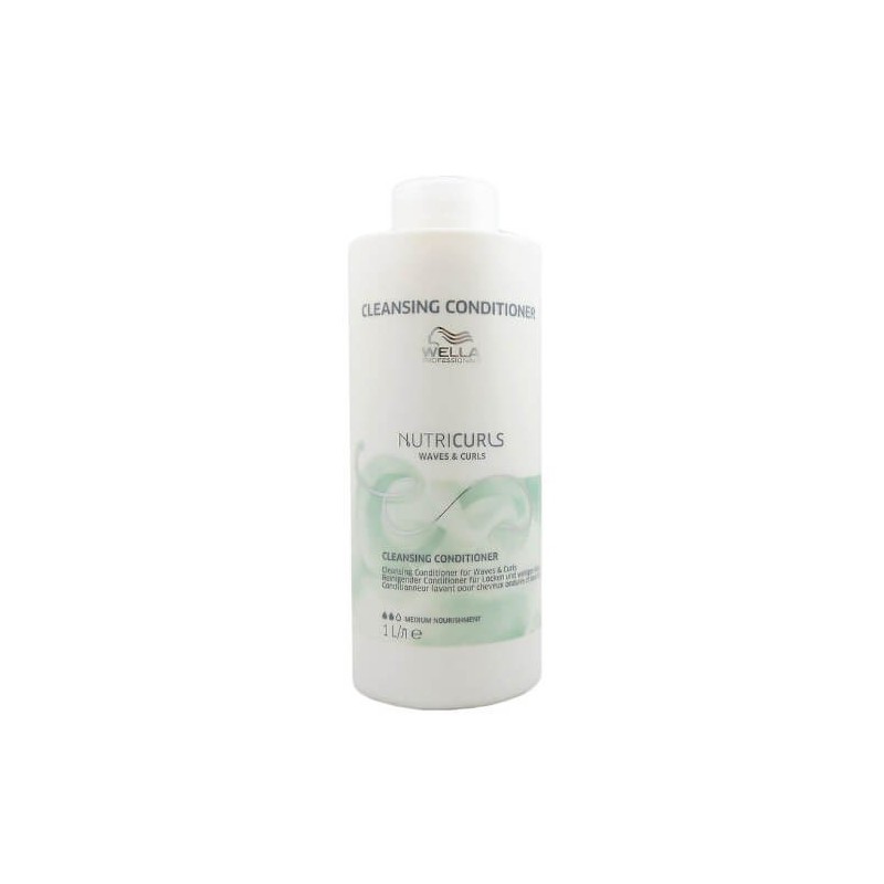 Wella | nutricurls - cleansing conditioner - balsam de curatare pentru par ondulat si cret - 1000ml