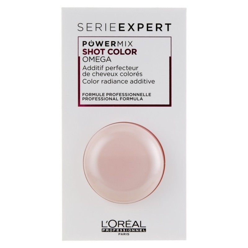 L'Oréal Professionnel Power Mix Shot Color Omega 10gr: tratament intensiv pentru păr vopsit, protejează culoarea și intensifică 