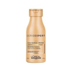 Sampon reparator L'Oréal Professionnel Absolut Repair Gold Quinoa & Protein 100ml. Restructurează părul deteriorat, crește străl