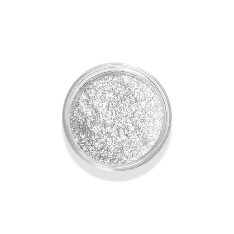 Moyra | praf ornament pentru unghii - vamp - stardust ultra silver - e14 - 5 gr