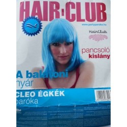 Hair club | peruca carnaval - cleo - albastru deschis