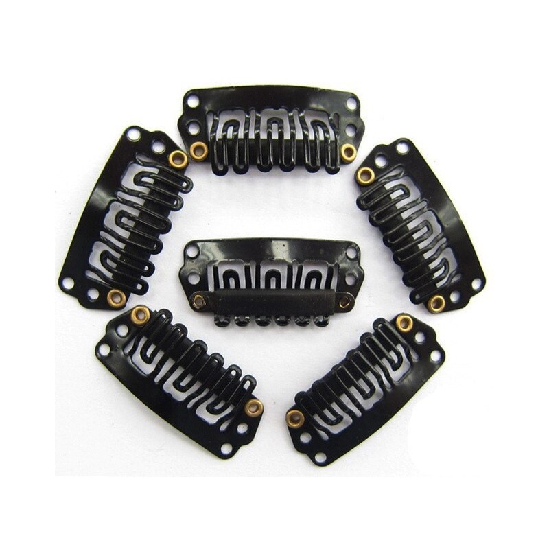 Clips pentru extensii - negru