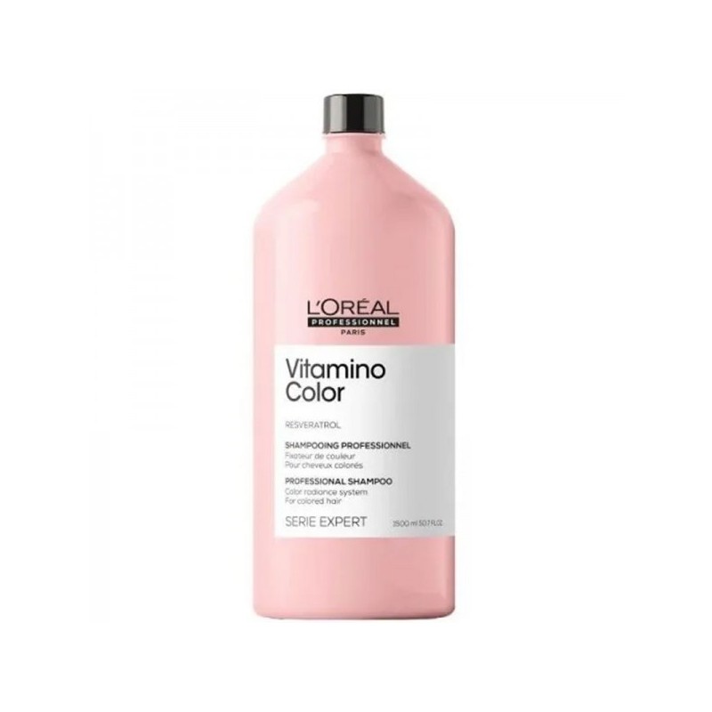 Sampon pentru mentinerea culorii si stralucirii l'oréal professionnel serie expert vitamino color resveratrol, 1500 ml