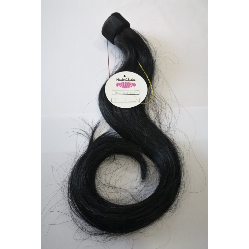 Coada din par artificial | wrap - 50cm - nr.1