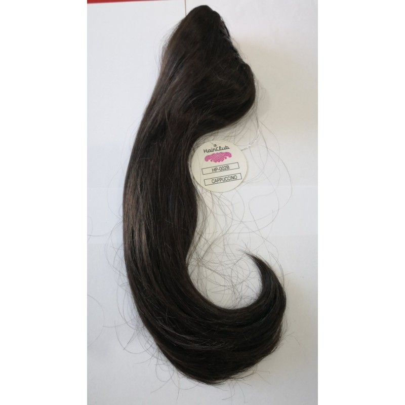 Coada din par artificial | clama - 50cm - cappuccino