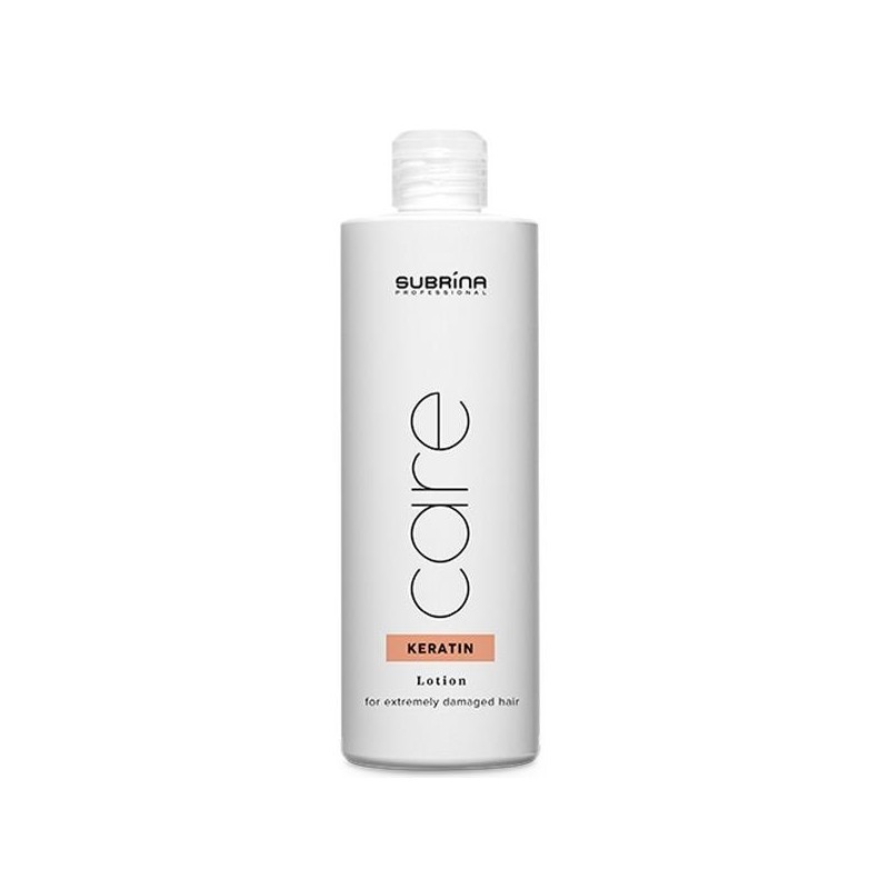 SUBRINA PROFESSIONAL Tratament Lotiune cu Cheratină 480ml pentru repararea și hidratarea părului deteriorat, vopsit sau decolora