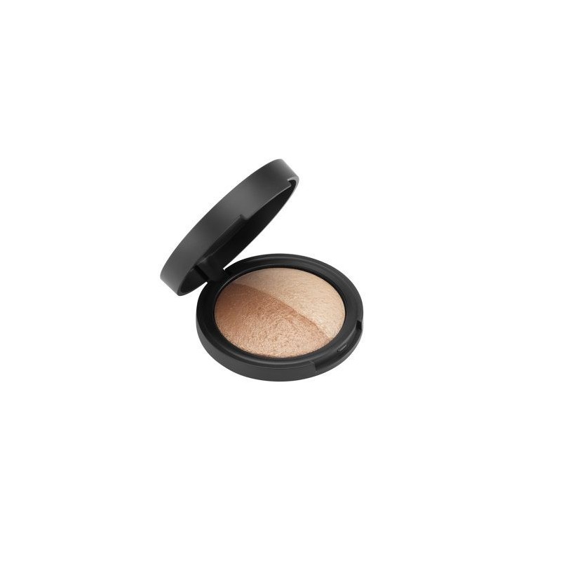 Aden cosmetics - terracotta - baked bronzer highlighter duo - 7gr