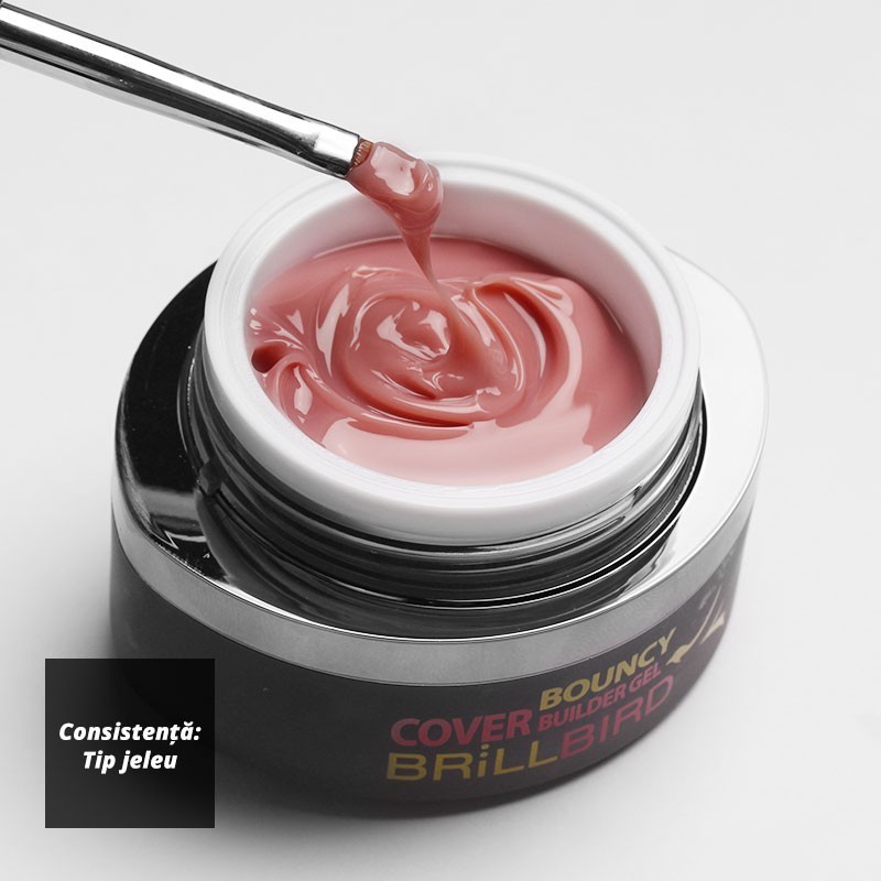 Cover Bouncy Dark Builder Gel - 15 ml | BrillBird