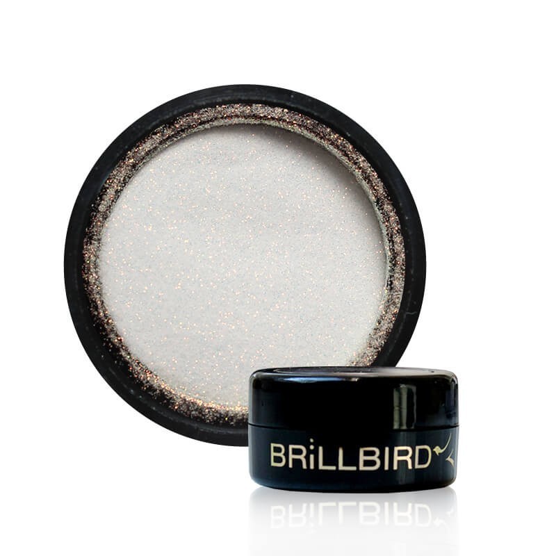 BrillBird Praf Magic Sclipici Unghii 08 pentru efect sirenă perlată sau zahăr cristalin. Ideal pentru manichiură profesională și
