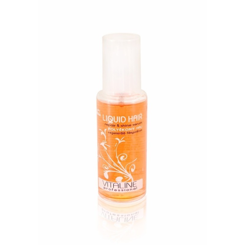 Ser LADY STELLA Liquid Hair 100ml cu Ulei de In, regenerează părul uscat și despicat, oferă protecție profesională la vopsire și