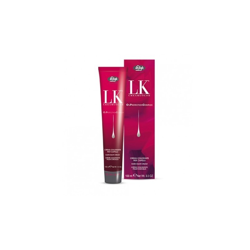 Lisap LK Red Mix 00/555 vopsea de par profesionala 100ml cu ulei de argan, floarea pasiunii, 95% naturala. Culoare roșie intensă