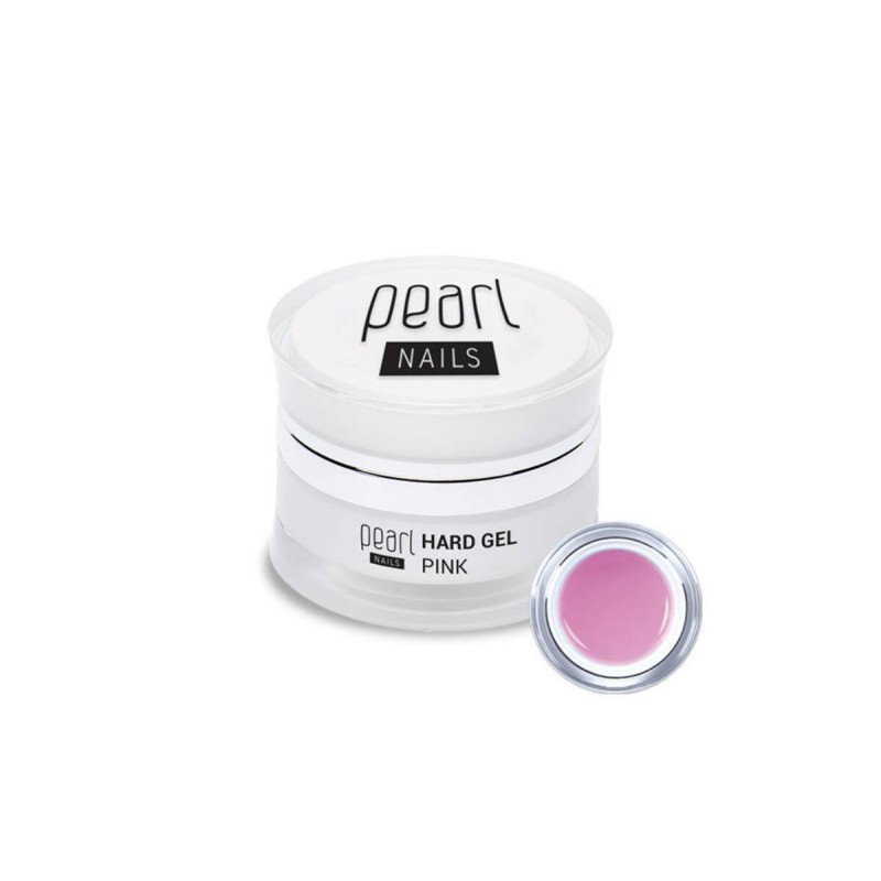 Gel de construcție Pearl Nails Hard Pink 5ml, monofazic, autonivelant, pentru unghii profesionale rezistente, lucioase, cu efect
