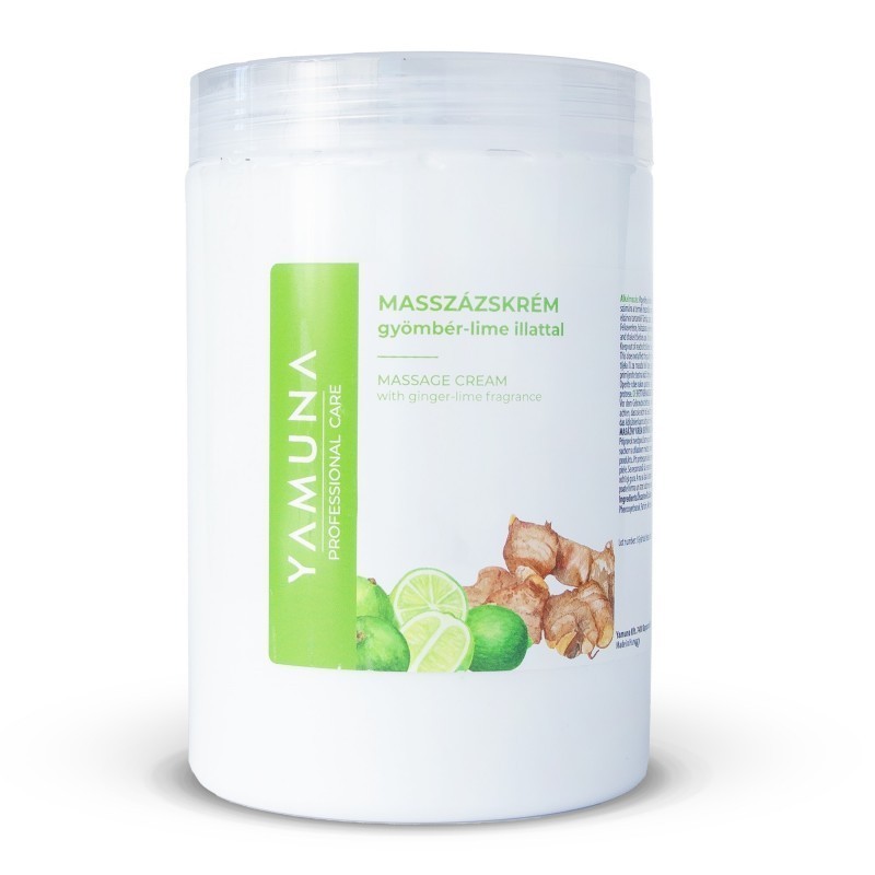 Yamuna Professional | crema de masaj 1000ml | Ghimbir & Lime