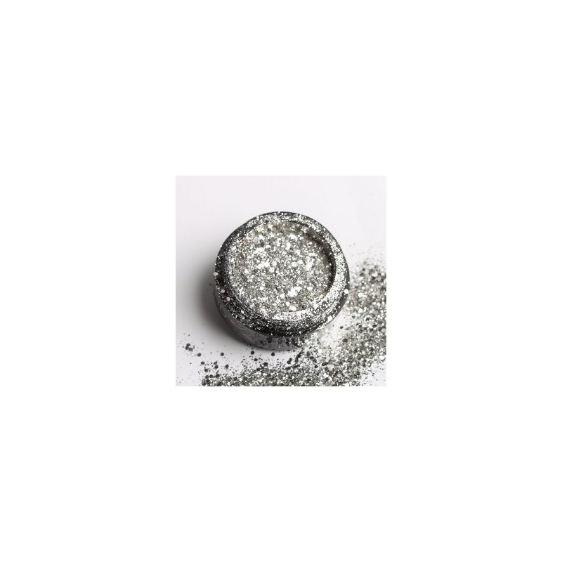 Praf ormanent sclipici Sequin Mirros Silver- BrillBird