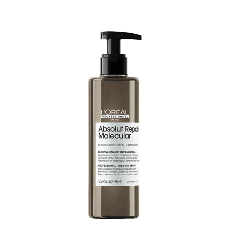 Loreal Absolut Repair Molecular Ser profesional 250ml pentru păr deteriorat. Repară structura internă cu legături peptidice și a
