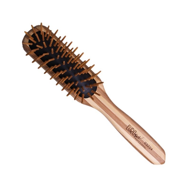 Eurostil | Perie de par - Lemn - Mini - 03224