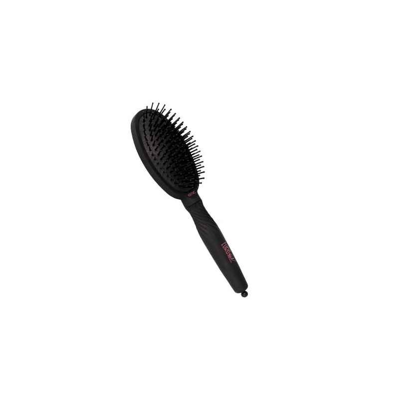 Eurostil perie de păr termică ovală 07527 cu efect ionic, pentru coafare rapidă, adăugare volum, reducere frizz și păr strălucit