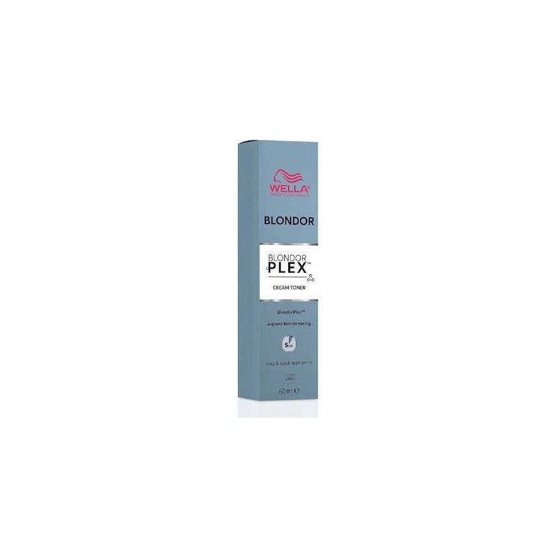 Wella Blondorplex Toner Nuantator /81, 60ml. Crema profesională anti-galben pentru păr blond, oferă nuanțe reci și perlate.
