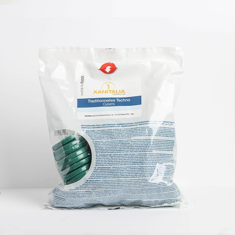 Ceara pentru epilare traditionala - green - la punga 1kg - verde