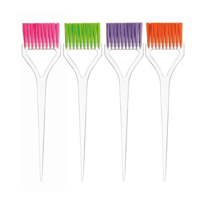 Eurostil pensula pentru vopsit transparent/pink 00102/56/99