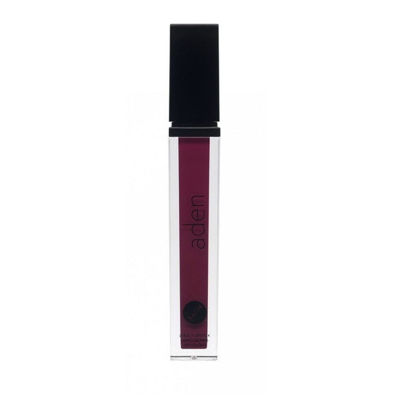 Aden cosmetics - ruj lichid 7ml - satin effect 08 - rich currant