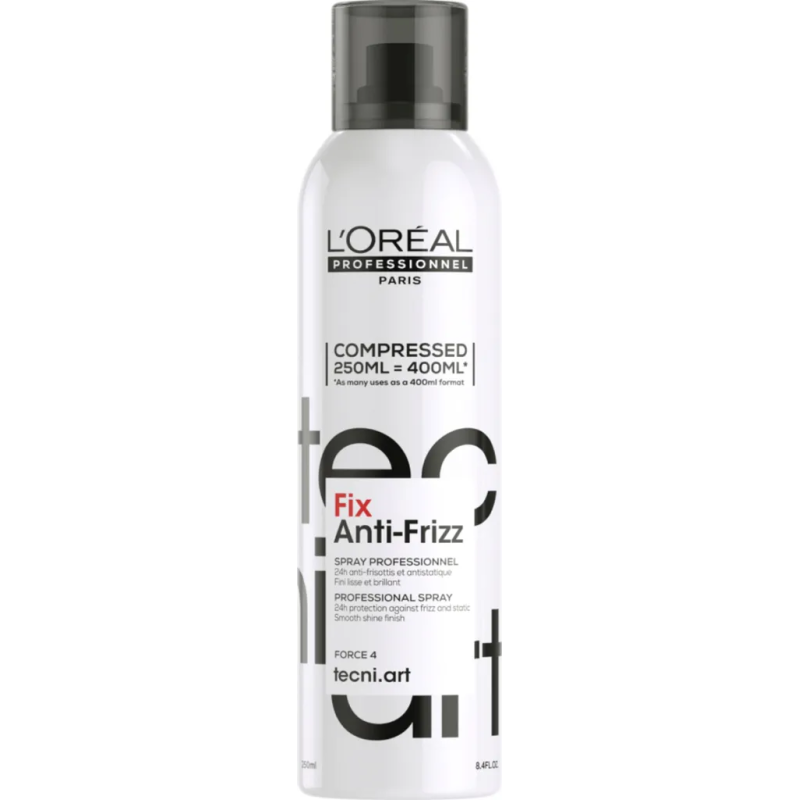 Loreal Tecni Art Fix Anti-Frizz Spray fixativ - 250ml Force 4 New