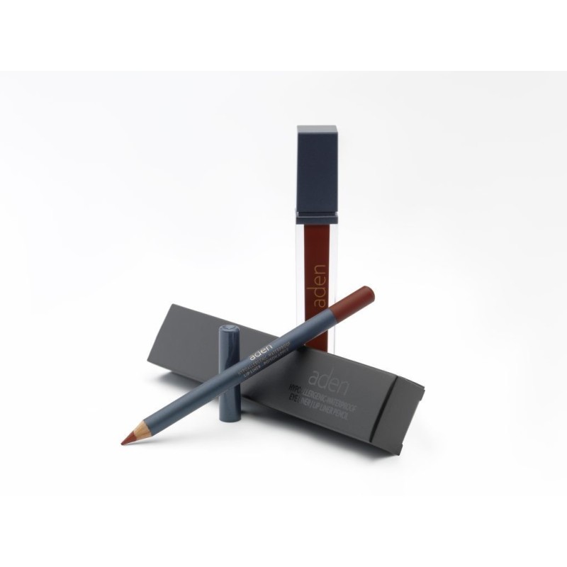Aden Set ruj lichid + creion de buze 29 - poisson apple