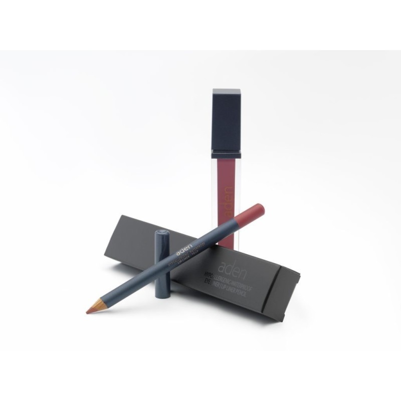 Aden Set ruj lichid + creion de buze 31 - sugar chick