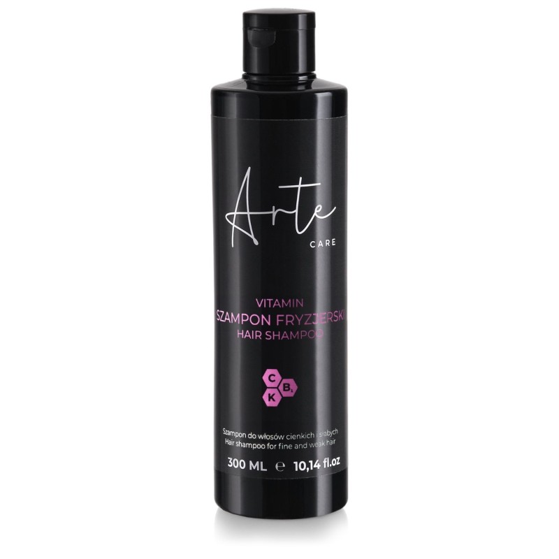 ARTE Care Sampon cu vitamine B5, E, fortifiant, revitalizant 300ml. Soluție profesională pentru păr sănătos, reduce căderea și o