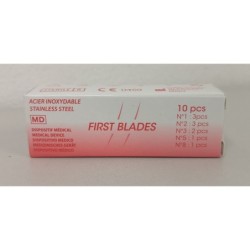 First Blades Micro lame 1 set 10 buc nr 1-2-3-5-8