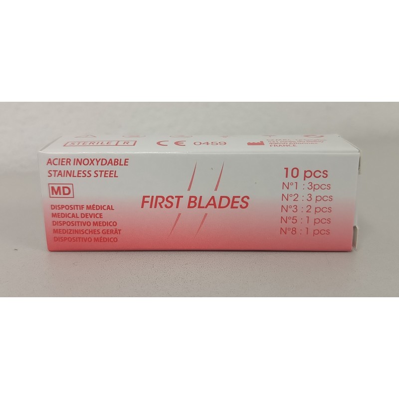 First Blades Micro lame 1 set 10 buc nr 1-2-3-5-8