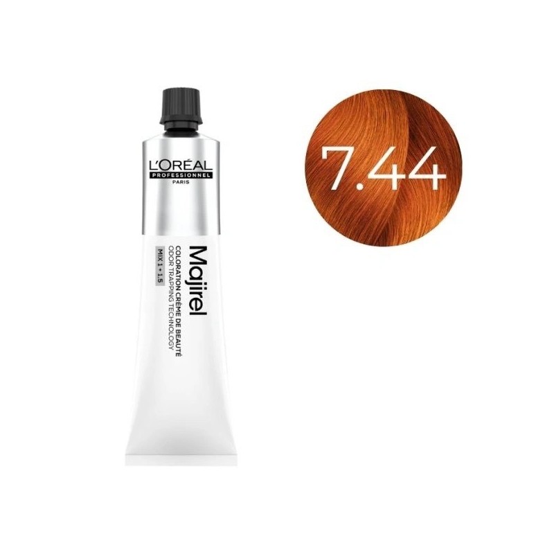 L'oreal professionel - majirel vopsea de par 60ml - 7,44 - New