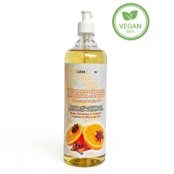 Salonshop - wellness - ulei de masaj portocale - scortisoara pentru modelare corporala - 1000 ml